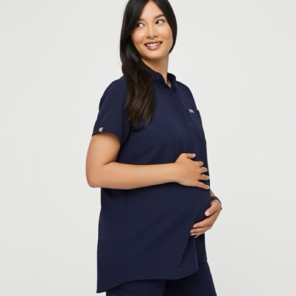Figs Maternity Scrub Top